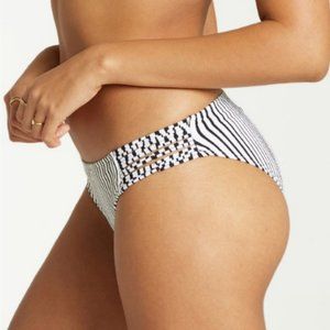 NWOT Striped Long Ride Lowrider Bikini Bottom ONLY